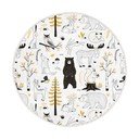 Rumena/bela otroška preproga ø 100 cm Comfort – Mila Home