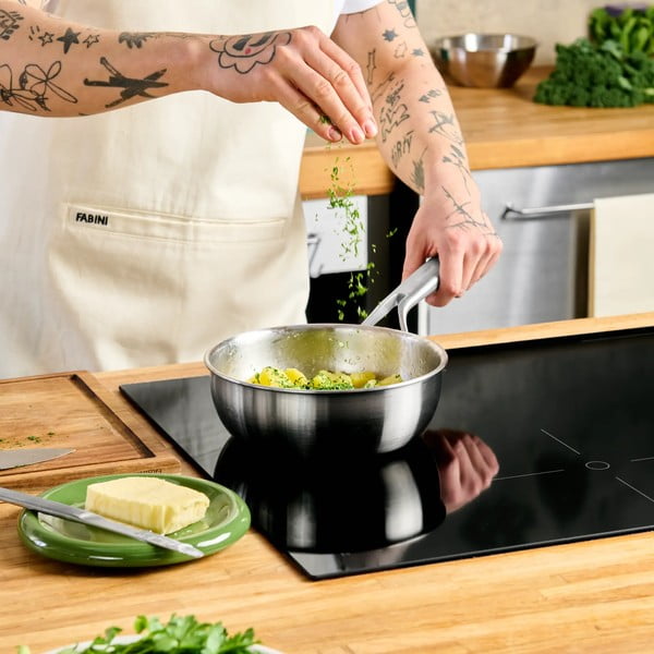 Lonec iz nerjavečega jekla s pokrovko za indukcijsko ploščo 1,5 l Lucca 3.0 – FABINI-image-1