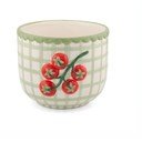 Porcelanast ročno poslikan okrasni cvetlični lonec ø 12 cm Tomato – Sass & Belle