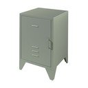 Zelena kovinska nočna omarica Bronxx - Vipack