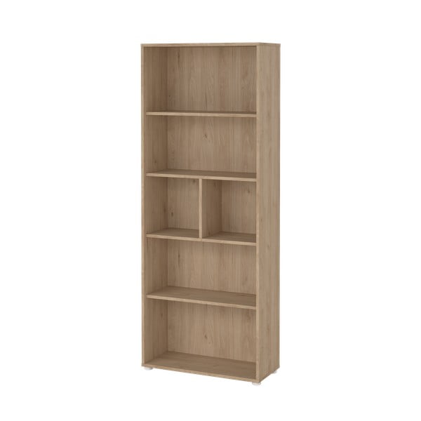 Regal v hrastovem dekorju v naravni barvi 80x205 cm Sign – Tvilum-image-3