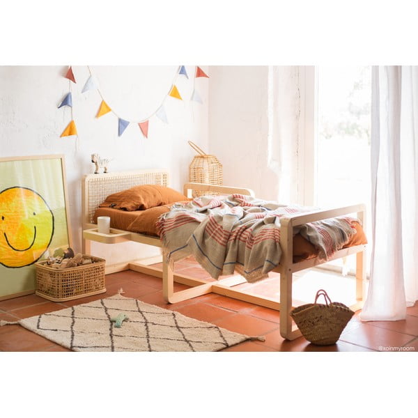 Kremno bela pralna ročno tkana bombažna preproga 70x100 cm Mini Bereber – Lorena Canals-image-3