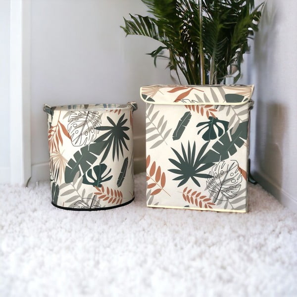 Tekstilne košare za shranjevanje v kompletu 2 ks – Mioli Decor-image-1