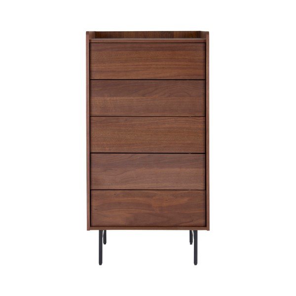 Komoda v orehovem dekorju v temni naravni barvi 60x118,5x45 cm Örgryte – Jotex-image-2