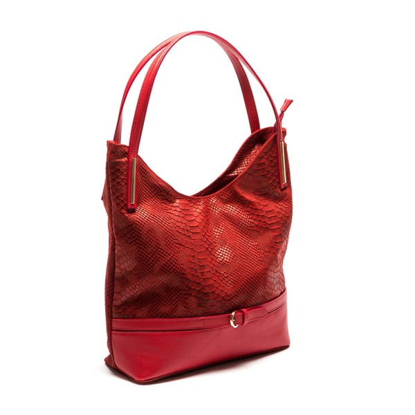 Usnjena torbica Sofia Cardoni Adona, rosso-image-3