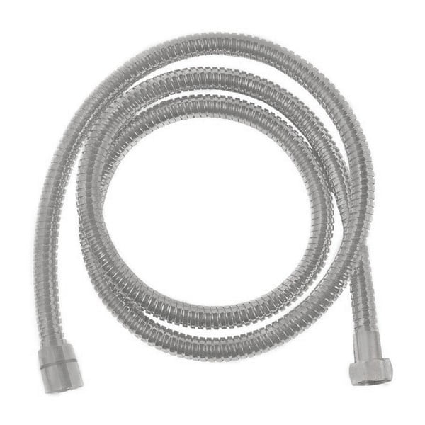 Medeninasta cev za tuš v mat srebrni barvi Powerflex – Sapho
