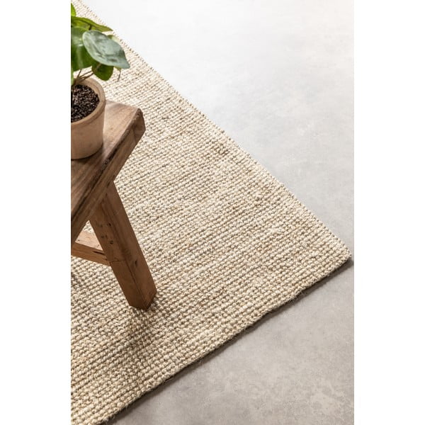 Kremno bela preproga iz jute 60x90 cm Bouclé – Hanse Home-image-4