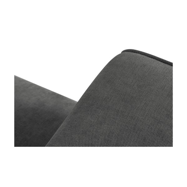 Temno siva sedežna garnitura 214 cm Esther – Milo Casa-image-4