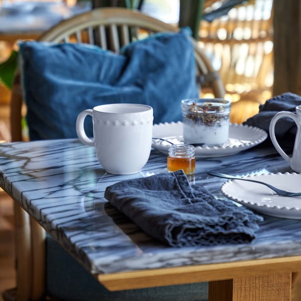 Bela keramična skodelica Costa Nova Pearl, 370 ml-image-2