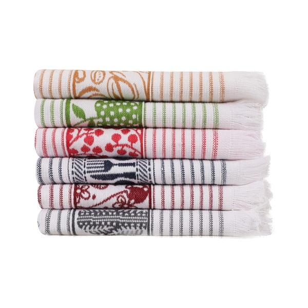Bombažne kuhinjske krpe v kompletu 6 ks 40x60 cm Pecete – Foutastic-image-3