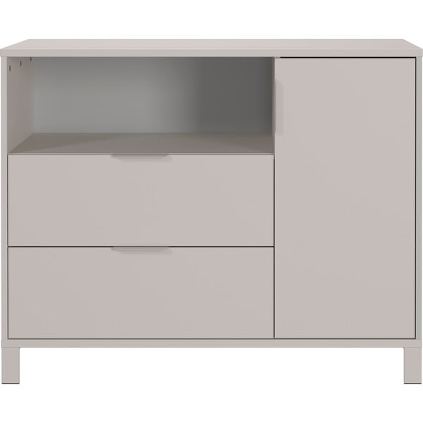 Kremno bela otroška komoda 115x92x54 cm Alkmaar – Germania