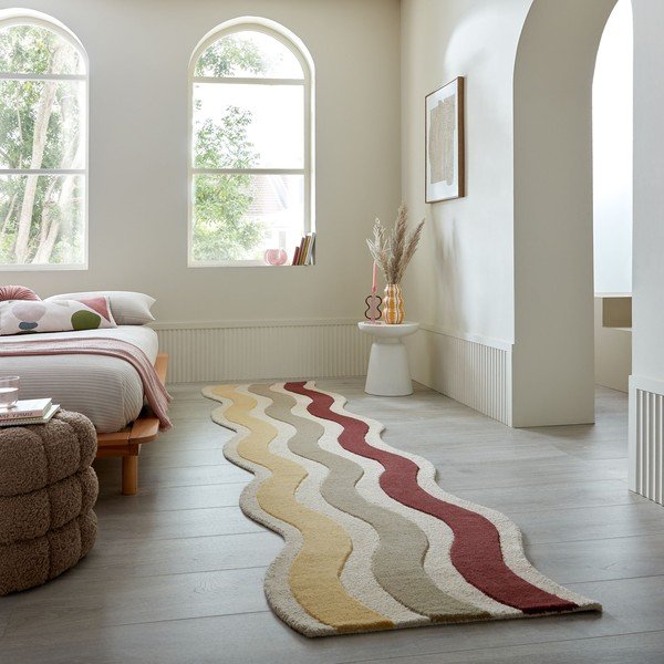 Ročno tkan volnen tekač 80x300 cm Cascade Wool – Flair Rugs-image-1
