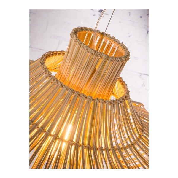 Viseča dvojna svetilka iz ratana Good&Mojo Kalahari, ⌀ 45 cm-image-4