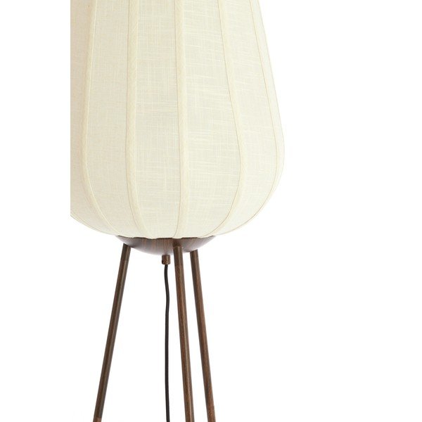 Bela stoječa svetilka s tekstilnim senčilom (višina 133 cm) Bibury – Light & Living-image-2
