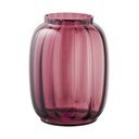 Rdeča steklena ročno izdelana vaza (višina 21 cm) – House Nordic