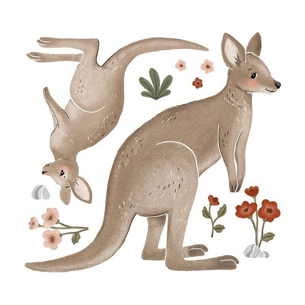 Nalepke 65x61 cm Kangaroo – Lilipinso-image-2