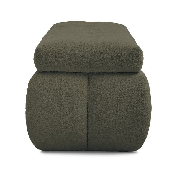 Zelena klop iz tkanine bouclé Mont Blanc – Bobochic Paris-image-3