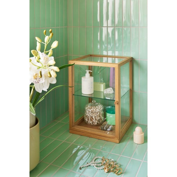 Vitrina v hrastovem dekorju 30x42x30 cm Poetic – Hübsch-image-3