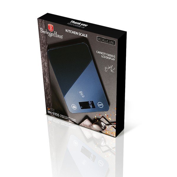 Kuhinjska tehtnica Aquamarine Metallic Line - BerlingerHaus-image-3