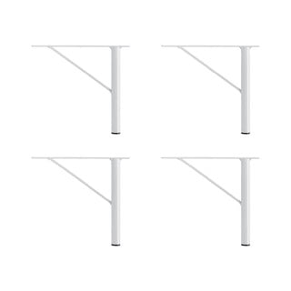 Bele kovinske noge za omare v kompletu 4 kosov Mistral & Edge by Hammel - Hammel Furniture