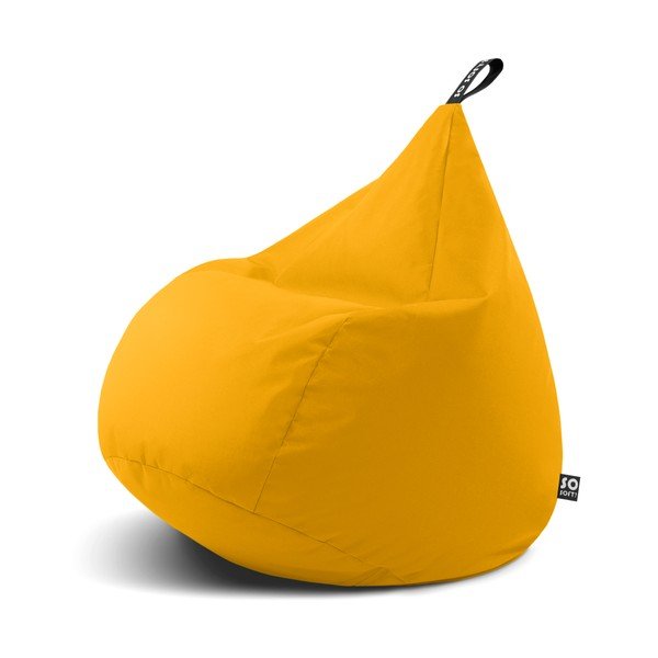 Rumena vreča za sedenje Drop XL – So Soft?