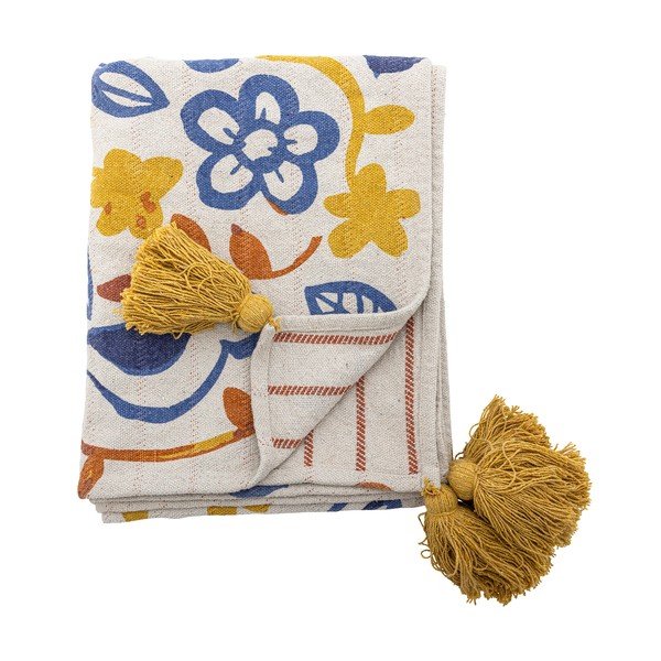 Odeja iz recikliranega bombaža 130x160 cm Figuria – Bloomingville-image-3