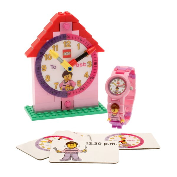 Roza ura in izobraževalni set LEGO® Time Teacher