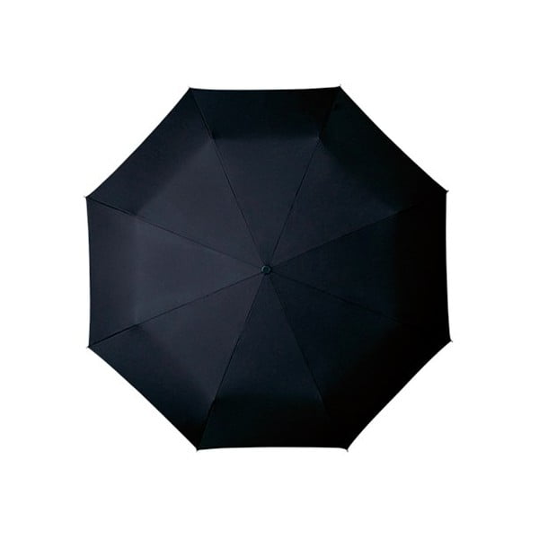 Črni zložljivi dežnik Ambiance Gentleman, ⌀ 100 cm