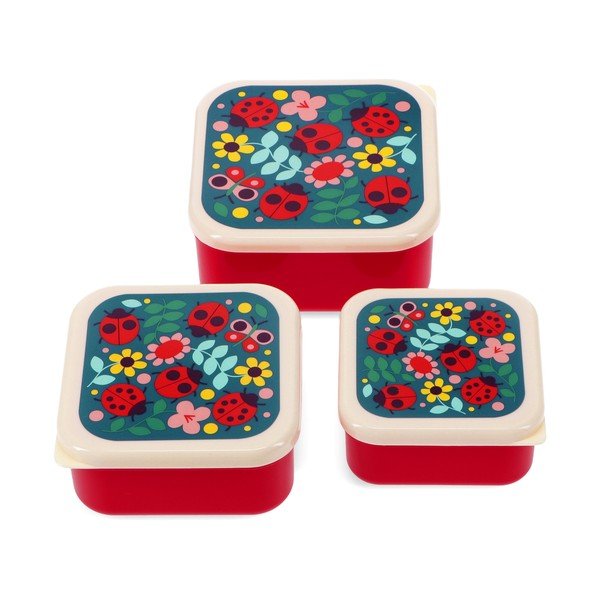 Otroška posoda za malico 3 kos Ladybird – Rex London