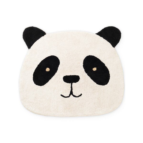 Črna/kremno bela pralna/ročno tkana bombažna otroška preproga 103x120 cm Snuggle Patsy – Hanse Home