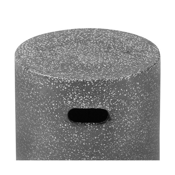 Črna vrtna mizica Bonami Selection Loris, ø 35 cm-image-2