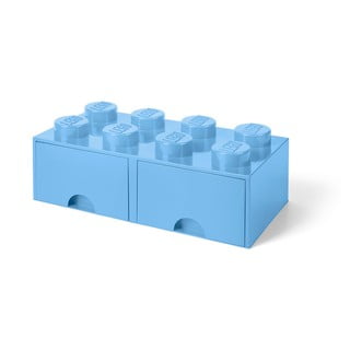 Svetlo modra škatla za shranjevanje z dvema predaloma LEGO®