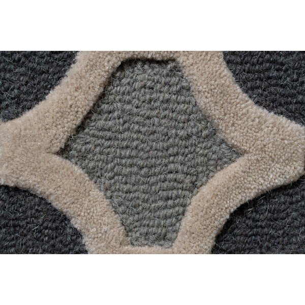 Siva volnena preproga 170x120 cm Moorish Amira - Flair Rugs-image-3