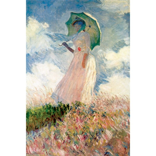 Reprodukcija slike Claude Monet - Woman with Sunshade, 70 x 45 cm