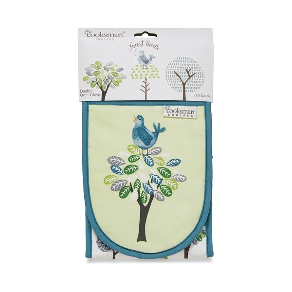 Dvojna kuhinjska rokavica Forest Birds – Cooksmart ®-image-2