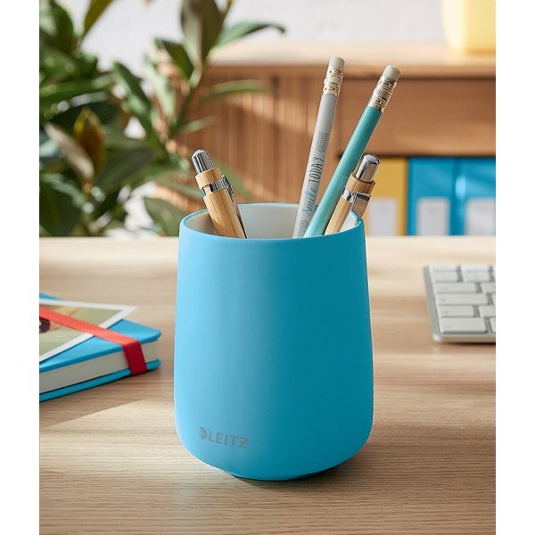 Moder keramičen lonček za svinčnike Leitz Cosy-image-3