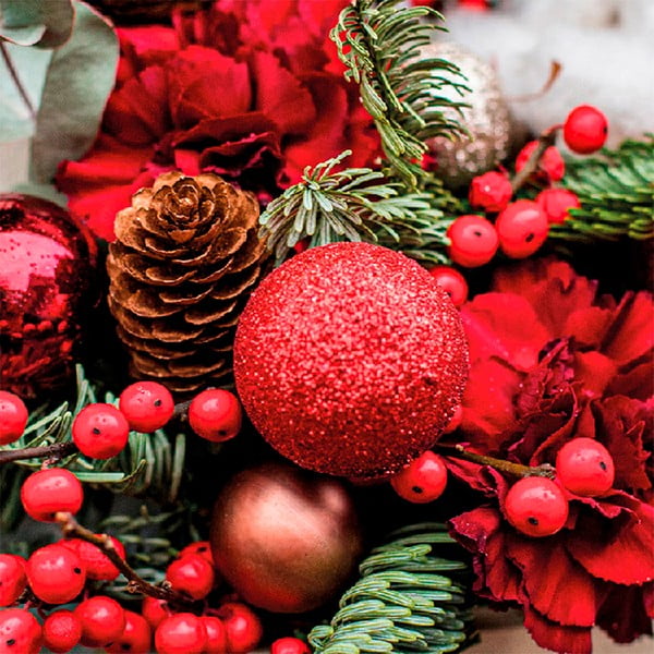 Prtički v kompletu 20 ks 33x33 cm Noel – Homéa