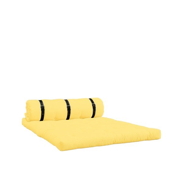 Variabilni kavč z belimi prešitimi usnjenimi pasovi Karup Buckle Up Amarillo-image-4