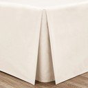 Kremno bela prevleka za okvir postelje iz perkala 90x190 cm Easy Iron Percale – Catherine Lansfield