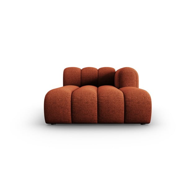 Opečnato oranžen ležalnik (desni kot) Lupine – Micadoni Home