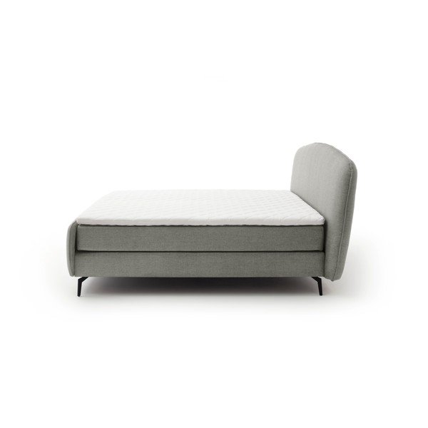 Svetlo siva boxspring postelja 180x200 cm Imola – Meise Möbel-image-4