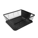 Črn kovinski odcejalnik posode 36x30,5 cm Radka – Orion