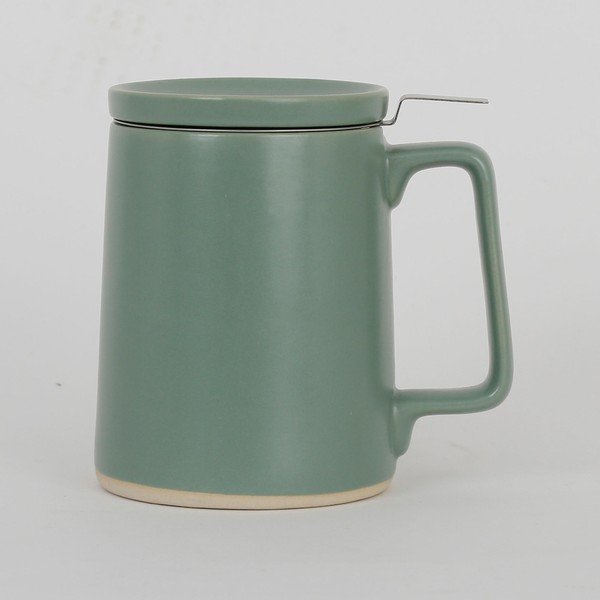 Kaki zelena lončena skodelica 500 ml Verde - Sema-image-1