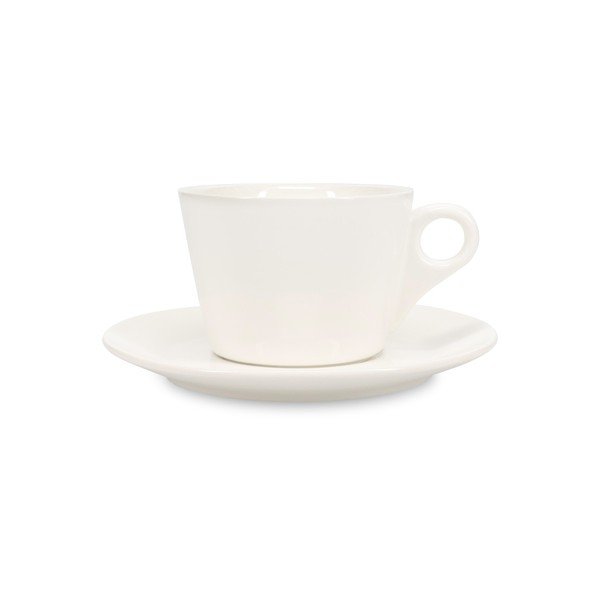 Bel porcelanast čajni krožniček ø 16,5 cm Barista – BonBistro-image-1