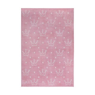 Rožnata otroška preproga 160x235 cm Crowns – Hanse Home