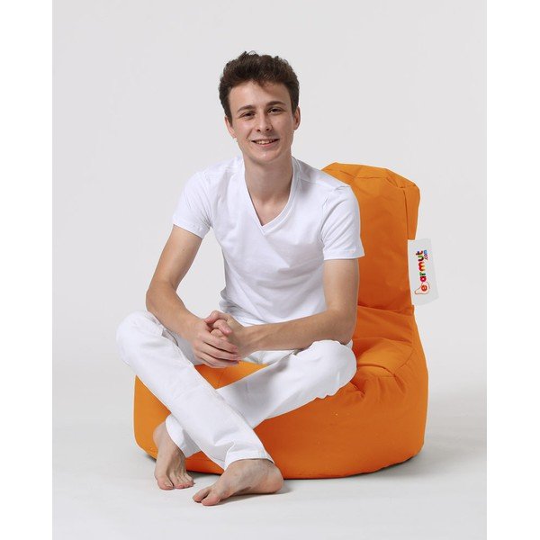 Oranžna vreča za sedenje Lina – Floriane Garden-image-3