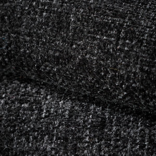 Črna odeja iz šenilje 130x170 cm Wilson – Catherine Lansfield-image-3