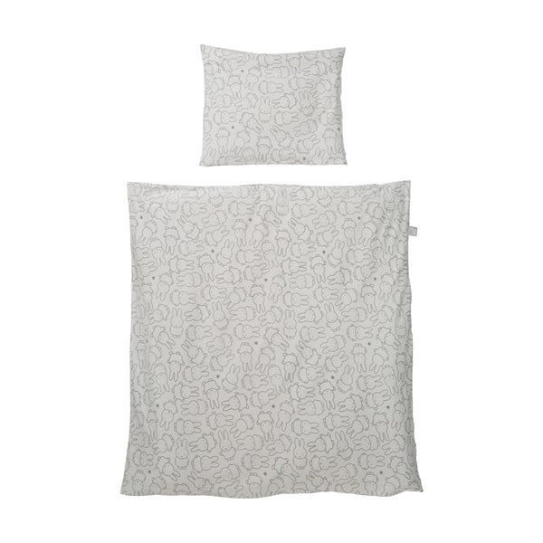 Bombažna posteljnina za otroško posteljico 80x80 cm Miffy – Roba