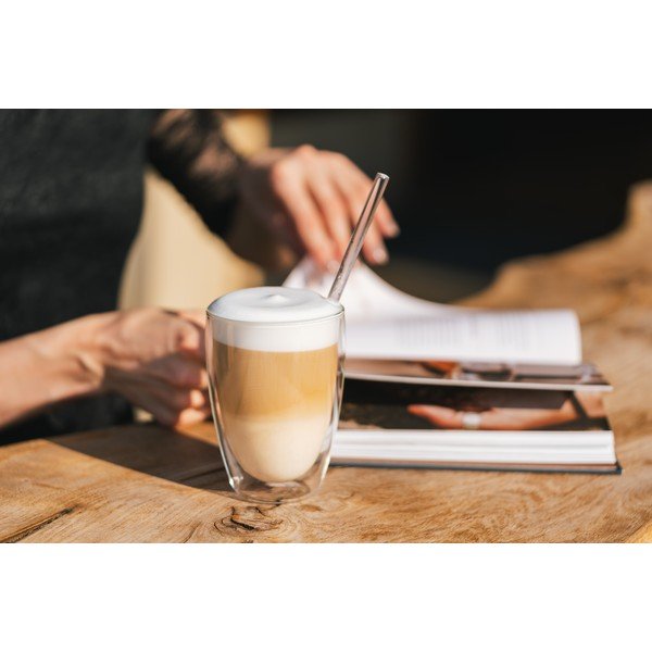 Steklene skodelice v kompletu z dvojno steno za latte 6 ks 350 ml – Vialli Design-image-3