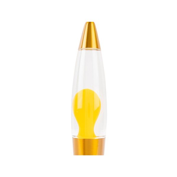 Rumena steklena lava svetilka (višina 35,5 cm) Funky Rocket Lava – Leitmotiv-image-2